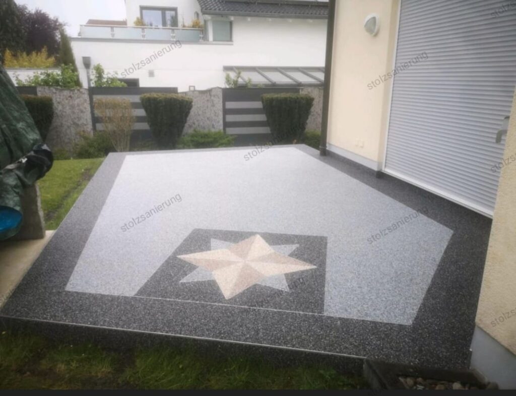 Steinteppich für Terrassen und Wintergärten