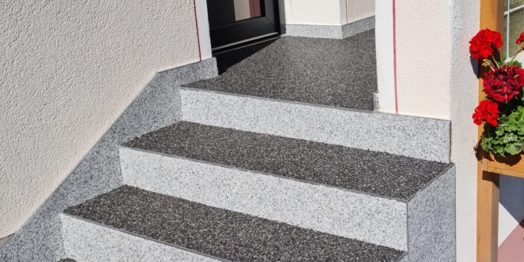 Steinteppich für Hauseingänge und Eingangstreppen