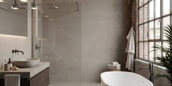 Mikrozement im Bad oder der Dusche - Fugenloses Bad